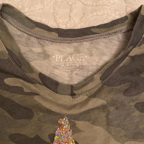 🌸NWOT-The Children’s Place camo trapeze girls tee - Picture 4 of 4